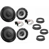 DSX Kenwood Lautsprecher Set für VW Golf 8 Baujahr 2016-2022 Tür Vorne und hinten 600 Watt