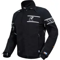 Rukka Rapto-R Motorrad Textiljacke, schwarz/silber, 62