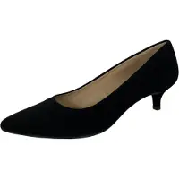 Unisa F08 decollete donna schwarz JIRON Wildlederschuh Frau schmale Passform