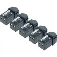 VHBW 5x Akku kompatibel mit Elca GENIO-P, CONTROL-07MH-D, GENIO-M, CONTROL-07MH-A, CONTROL-07 Fernbedienung Remote Control (700 mAh, 7,2 V, NiMH)