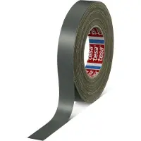 TESA tesaband 4657 Hochtemperaturbeständiges Spezialgewebeband, 50 m x 25 mm, grau