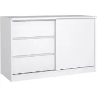 Giga Naia Sideboard Weiß Hochglanz
