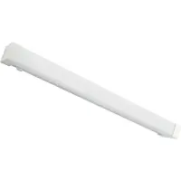 Licht-Erlebnisse Wandleuchte LED IP44 B: 6,3 cm mit Schalter Weiß länglich tralweißes Licht 4200 K 1720 lm Bad