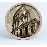 Tulup Holzuhr 20fi cm wanduhr - Stadt Colosseum
