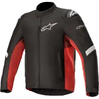 Alpinestars T SP-5 Rideknit Schwarz Bright Rot Jacke Größe 2XL