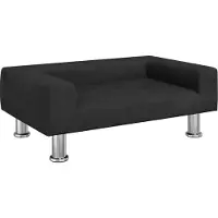 Syfax Kindersofa Schwarz 70x45x26,5 cm Samt