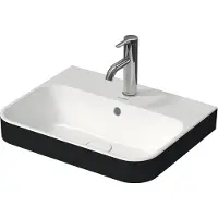 Duravit Aufsatzwaschbecken 50 x 40 cm Happy D.2 Plus Anthrazit/weiß 2360506100