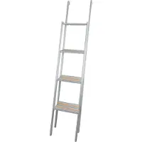 Alu-Line Frankana Comfort von Alkovenleiter Wohnmobilleiter 4 Stufen