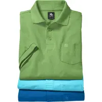 Otto kern 3er Pack Herren Poloshirts, wohlig weich aus 100% Baumwolle