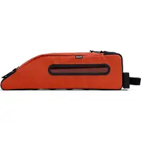 Capsuled Oberrohrtasche Orange wasserdicht mit Peek-Fenster, 2,5 L Volumen, 42 cm lang