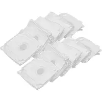 VHBW 10x Staubbeutel Ersatz für iRobot 4626194 für Saugroboter - 27,5cm x 15cm Weiß