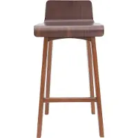 Miliboo - Barstuhl aus dunklem Holz 65 cm BALTIK