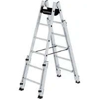 Proregal Sprossen-Stehleiter treppengängig 2x6 Sprossen