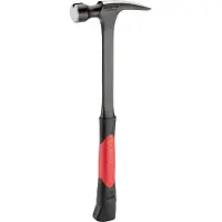 PICARD Ganzstahl Framing Hammer 1.150g mit 2-Komponenten-Griff Nr. 596 geraut