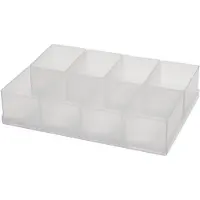 Raaco Einteilungsset 8tlg. transparent Breite 55 x Tiefe 79 x Höhe 47mm für Art. -Nr.871325-871332 - 109888