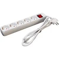Linder Exclusiv GmbH 5fach Steckerleiste mit Schalter