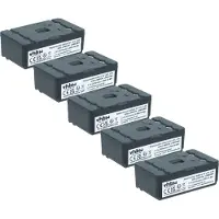 VHBW 5x Akku kompatibel mit Autec LK8, Light LK8, Light LK6, Light LK4, LK6, LK4 Fernbedienung Remote Control (2000 mAh, 2,4 V, NiMH)