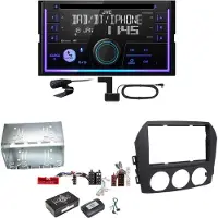 JVC KW-DB95BT Bluetooth Digitalradio USB CD Einbauset für Mazda MX-5 NC