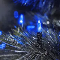 Konstsmide LED Mini-Lichterkette 80er blau / grün aussen 6020-400