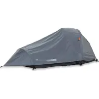 DS Produkte Where Tomorrow 2-Personen-Kompakt-Zelt - Pop Up Wurfzelt Trekkingzelt - 245x160x95 cm - Grau