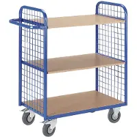 ROLLCART Etagenwagen, m. Gitterwänden, 2-seitig, 37 kg