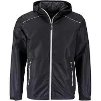 James & nicholson Sportliche, funktionale Outdoorjacke black/silver, Gr. L