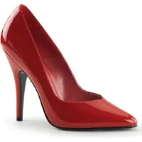 Pleaser - Klassische Pumps SEDUCE-420V rot lack Gr.43,5