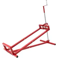 Wiltec Hebevorrichtung Aufsitzmäher-, Rasentraktor-Heber 115x50x20cm max. 250kg stufenlos verstellbar