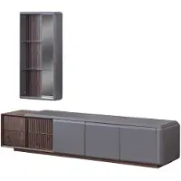 Xl Moebel Gmbh Designer Wohnzimmer Set TV-Schrank mit Exklusive Modern Wandregal 2tlg