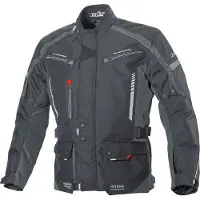 Büse Torino II Motorrad Textiljacke, schwarz/dunkelgrau, S