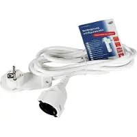 REV Verlängerung Smart 3m weiß Flachstecker 0016035114