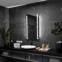 Alasta Badspiegel mit LED Beleuchtung - Detroit - 50 cm, 60 cm