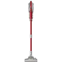 TurboTronic 2in1 Staubsauger Stilstaubsauger Handstaubsauger 7m Kabel Wandhalterung rot blau rot