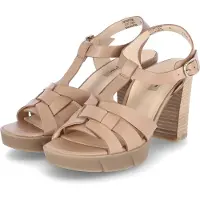Paul green Sandalette 7907-013, Glattleder, Beige, Damen