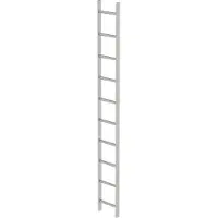 MUNK Günzburger Steigtechnik MUNK Schachtleiter aus Edelstahl 300mm breit 10 Sprossen 2,80m lang