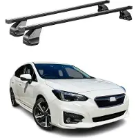 Menabo Dachträger für Subaru Impreza mk5 Schrägheck 2016-2025 75kg Stahl Schwarz