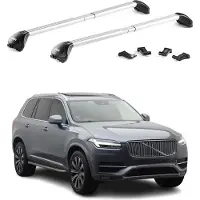 Aurilis Dachträger Grundträger für Volvo XC90 2015-2025 Aluminium Silber 2 tlg ABE