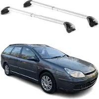 Aurilis Dachträger Grundtäger für Citroen C5 I II Kombi 2001-2017 100kg Alu Grau 2x ABE