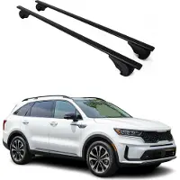 Omac Dachträger Grundtäger für Kia Sorento MQ4 X Line 2021-2025 75kg Metall Schwarz