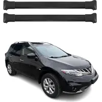 Omtec 5029928B Dachreling Dachträger Aluminium für NISSAN MURANO (Z51)