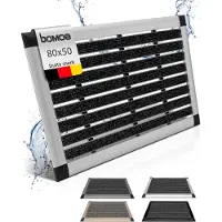 Bomoe AluGant Alu-Fußmatte 50x80cm Silber