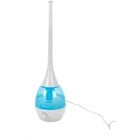 Grundig Luftbefeuchter mit 7 LEDs im Farbwechsel, max. 2,7 Liter Wasser, Automatik-Abschaltung, für gesundes Raumklima, stufenloser Wasserdampf von 0 - 25 W, für 20 - 35 qm, 100 - 240V
