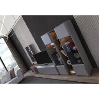 Xl Moebel Gmbh Designer Wohnzimmer Set 7tlg. Modern Wohnwände Wohnzimmer Wandschrank