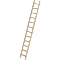 Proregal Stufen-Anlegeleiter Holz ohne Traverse 12 Stufen