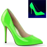 Pleaser AMUSE-20 Damen Pumps von , Grün , EU 43, US 13