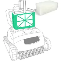 Flux Feinfilter für Poolroboter Dolphin Liberty 200