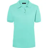 James & nicholson Hochwertiges Polohemd mit Armbündchen mint, Gr. XL