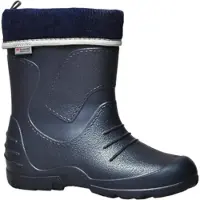 Reis Kinder Gummistiefel gefüttert | Regenstiefel, 3M Scotchlite Blau 20/21