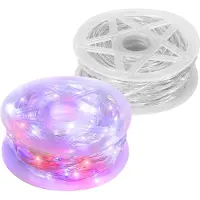 Fiqops Faziango 20M 200 LED Lichterkette Warmweiß 10 Lichtmodi Lichterketten Party Garten Deko Weihnachtsbeleuchtung Transparent Kabel