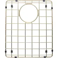 Reginox R39656 Bodengitter NEW YORK Gold II 34x40 / Edelstahl PVD-Beschichtung / Abtropfgitter